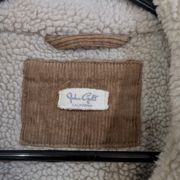 John Galt Corduroy Teddy Coat - Picture 3 of 7